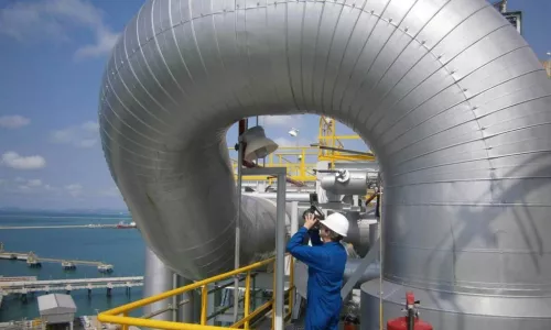 Foamglas Industry piping installation