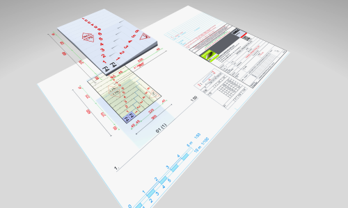 Foamglas tapered roof 3D